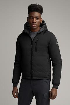 Chamarras Canada Goose Hombre Mexico - Lodge Chaqueta De Plumas Black Label Negros BP5471830